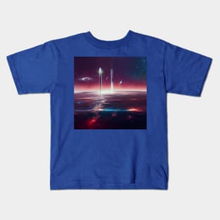 Interplanetary Spaceport Kids T-Shirt